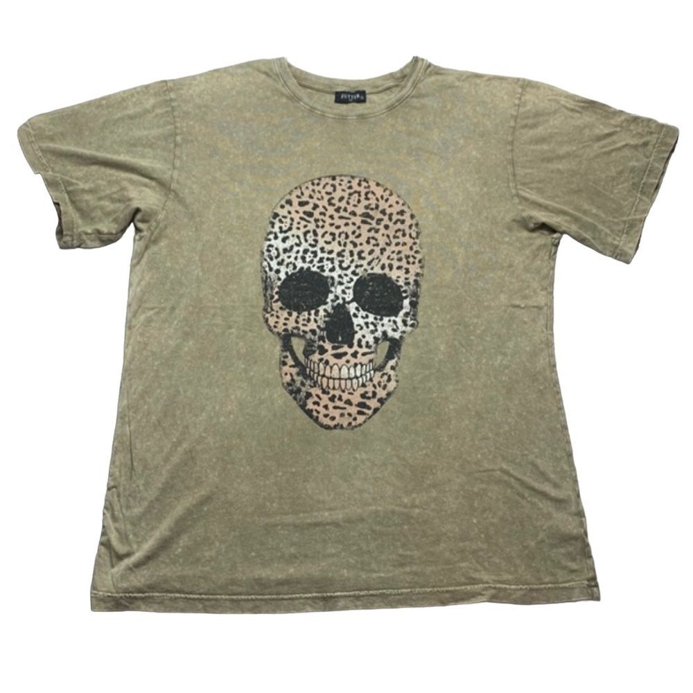ZUTTER USA skull faded t-shirt